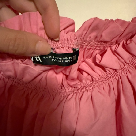 Zara Pink Off-Shoulder Women's Top - Picture 2 of 2